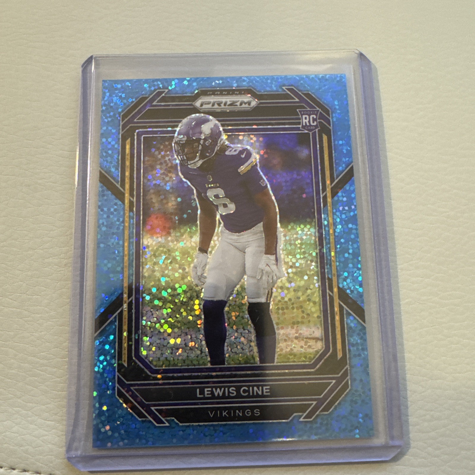 Lewis Cine Panini Prizm #380 No Huddle Blue