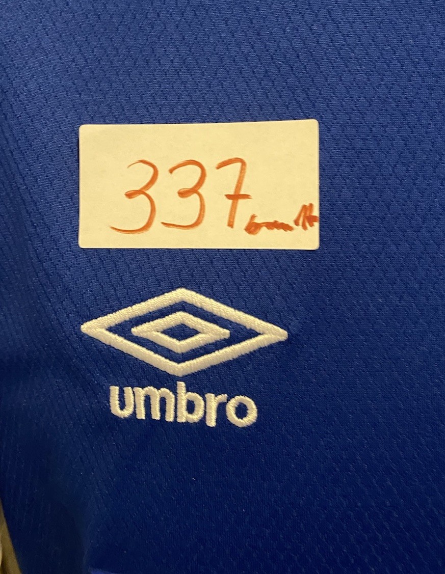 Maillot Domicile FC Schalke 04 Umbro 2021/22 Avec Numéro 10 Zalazar - Taille L - Occasion