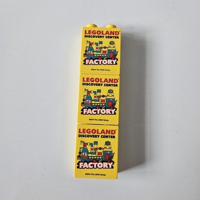 Lot of 3 Lego 2014 Legoland Discovery Center Promotional Factory Bricks