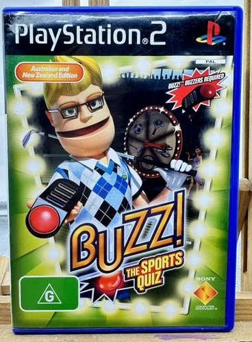 Buzz! The Sports Quiz Play Station 2 / PS2 Complete In Good Condition 10311