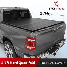 5.7ft Bed Hard Quad-fold Tonneau Cover For 2009-2025 Dodge Ram 1500 Water Proof 5.7ft Bed Hard Quad-fold Tonneau Cover For 2009-2025 Dodge Ram 1500 Water Proof