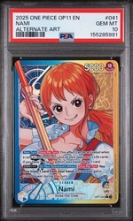 Nami Alternate Art Leader OP11-041 A Fist of Divine Speed