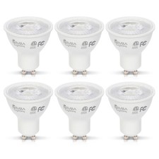 6 Pack Simba Lighting Led Gu10 Etl 5w Non-dimmable 50w Replacement Bulb 5000k
