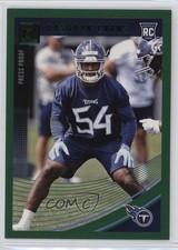 2018 Panini Donruss Rookie Press Proof Green Rashaan Evans #361 0f6
