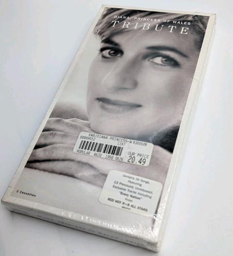 DIANA, PRINCESS OF WALES TRIBUTE~STILL SEALED BRAND NEW 1997 2-CASSETTE LONGBOX - Picture 1 of 5