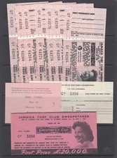Jamaica TURF CLUB 1960 GOUVENOURS CUP Price Raffle