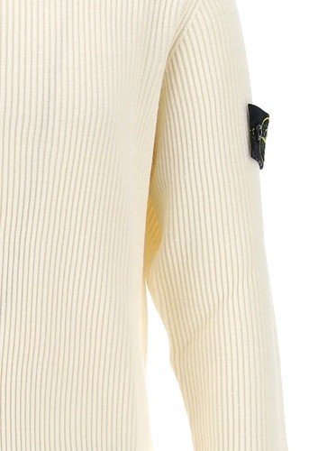 BNWT Stone Island Polo Neck Off White | Wool | SMALL S | Turtle Jacket - Picture 3 of 9