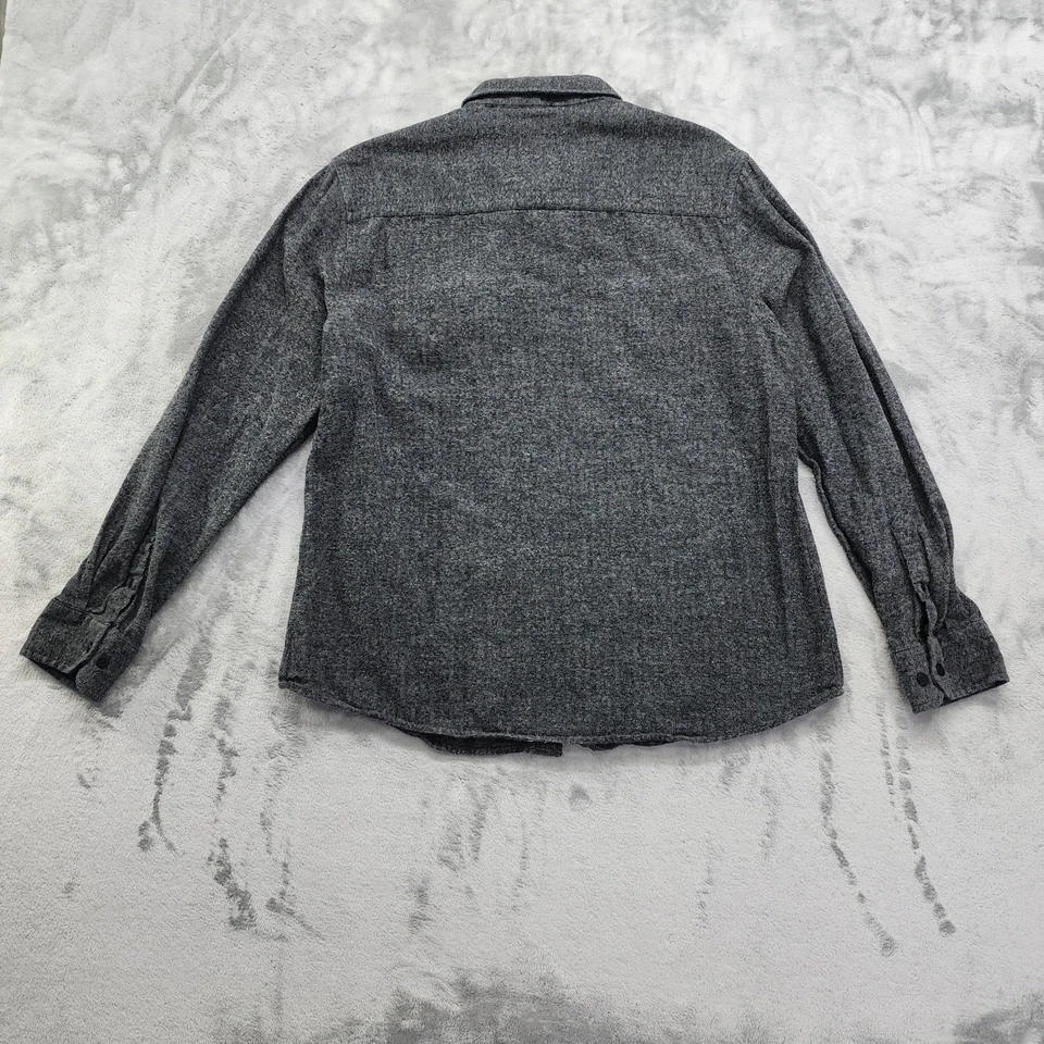 Coastal Shirt Mens XL Eclipse Flannel Cotton Tweed Long Sleeve Button Up Casual - Image 2 of 4