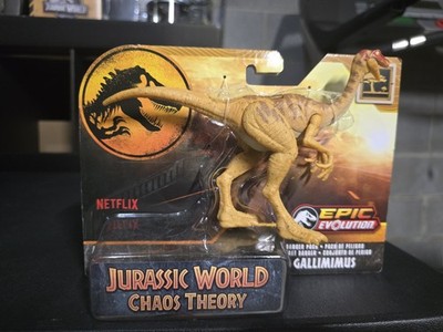 NEW Jurassic World Chaos Theory Gallimimus Evolution Danger Pack Dinosaur Toy