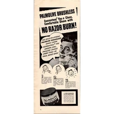 Colgate Palmolive Peet Co. Palmolive Brushless NJ 1940s WWII Era Clipping SV29-4