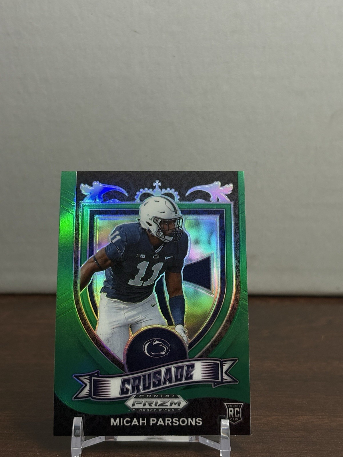 Micah Parsons Panini Prizm Draft Picks #175 Green