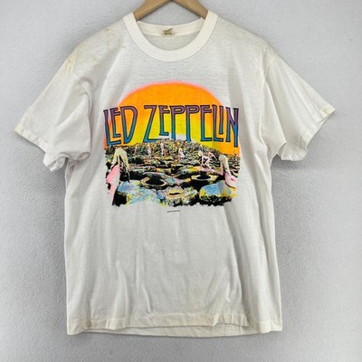 LED ZEPPELIN Shirt Mens XL 1984 Myth Gem Houses of the Holy Screen Stars USA VTG