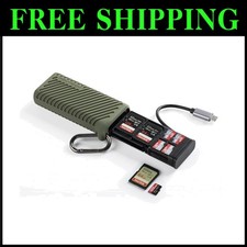 CreateMate 2-in-1 SD Card Reader Adapter Green