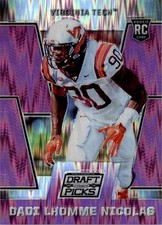 2016 Panini Prizm Draft Picks Prizms Purple #211 Dadi Lhomme Nicolas /99 - FB