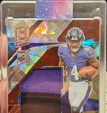 Panini 2023 Spectra Prizm Zay Flowers Ravens Rookie Patch Monumental 09/40