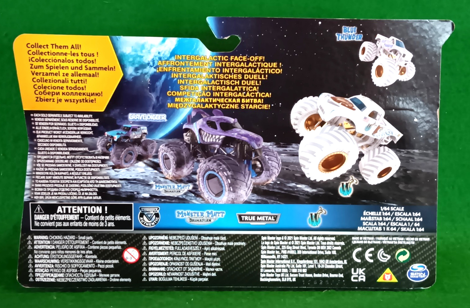 Spinmaster Gears and Galaxies Whiplash/Monster Mutt Dalmation, Walmart Ex., NIP!