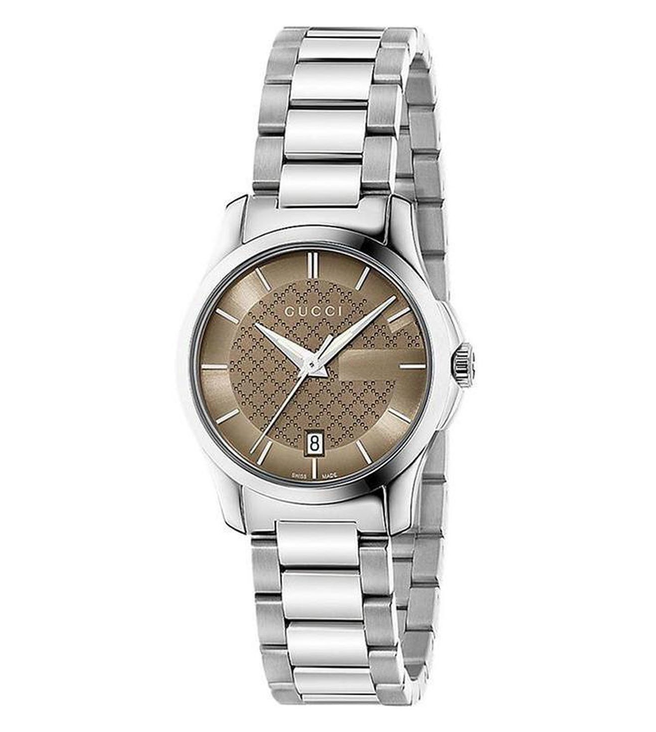 Gucci G-Timeless 27mm Quartz Watch YA126526 Elegant Stylish Design