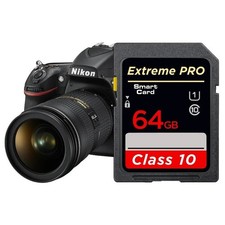 SD Card 64GB 128GB 256GB V10 16GB 32GB Normal Full Size Flash SD Memory Card Hig