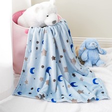 Lightweight Plush Flannel Baby Blanket Super Soft for Boys and Girls, Kids Fl...