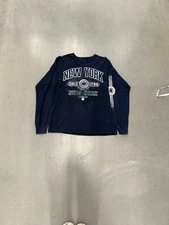 New York The Empire State  Women's Long Sleeve Gildan T-Shirt SZ M