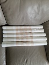 Laura Ashley Home Lille White Wallpaper 5 Rolls Batch Number W08729I - A/I