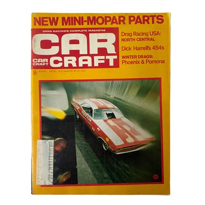 Car Craft Magazine April 1970 Vol 18 No. 4 Mini-Mopar Parts VG