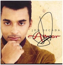 JON SECADA Autographed AMOR Signed CD COVER-UACC RD