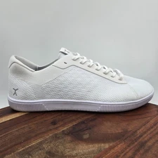 Flux Adapt Trainer Shoes Men's 12 White Knit Barefoot Running Minimalist Sneaker