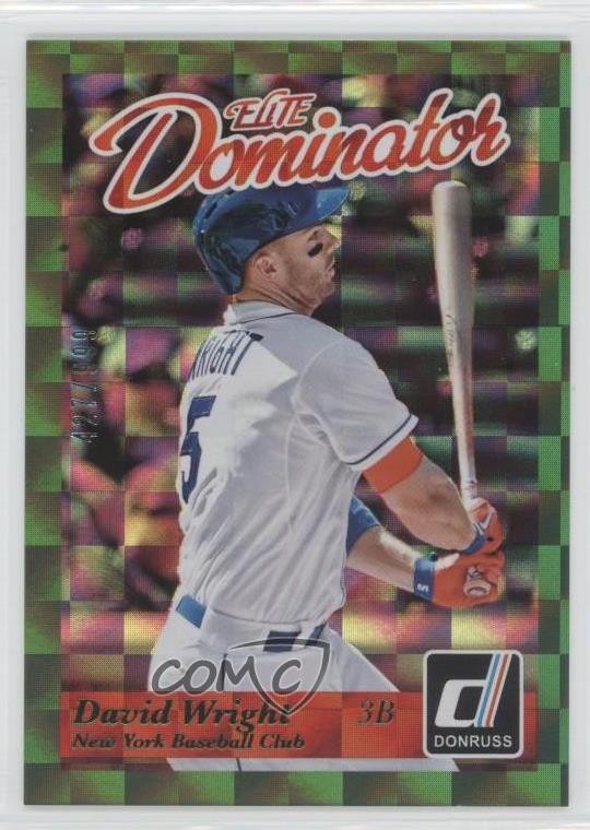 2014 Panini Donruss Elite Dominator Series 2 427/999 David Wright #7 1m0