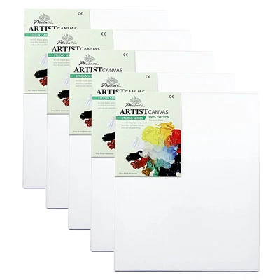 Leinwände Phoenix 40x60 cm – 5er Set Keilrahmen für Künstlerfarben