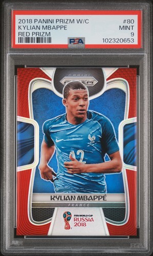 Kylian Mbappe [Red Prizm] #80 Soccer Cards 2018 Panini Prizm World Cup card price