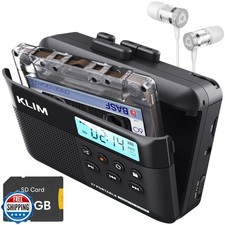 KLIM K7 Cassette Tape Player with Fusion Earphones - Cassette to