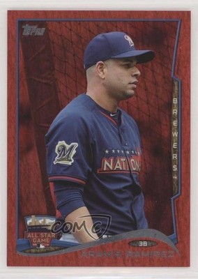 2014 Topps Update All-Star Red Hot Foil Aramis Ramirez #US-18 fm0