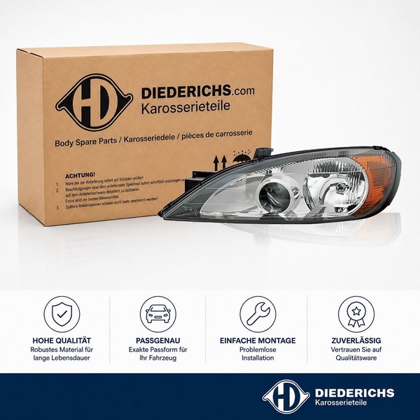 Hauptscheinwerfer Links Diederichs 6052081 Passend FÜR Nissan Frontscheinwerfer-image
