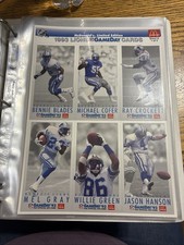 DETROIT LIONS McDonalds Limited Edition 1993 NFL GameDay collector cards