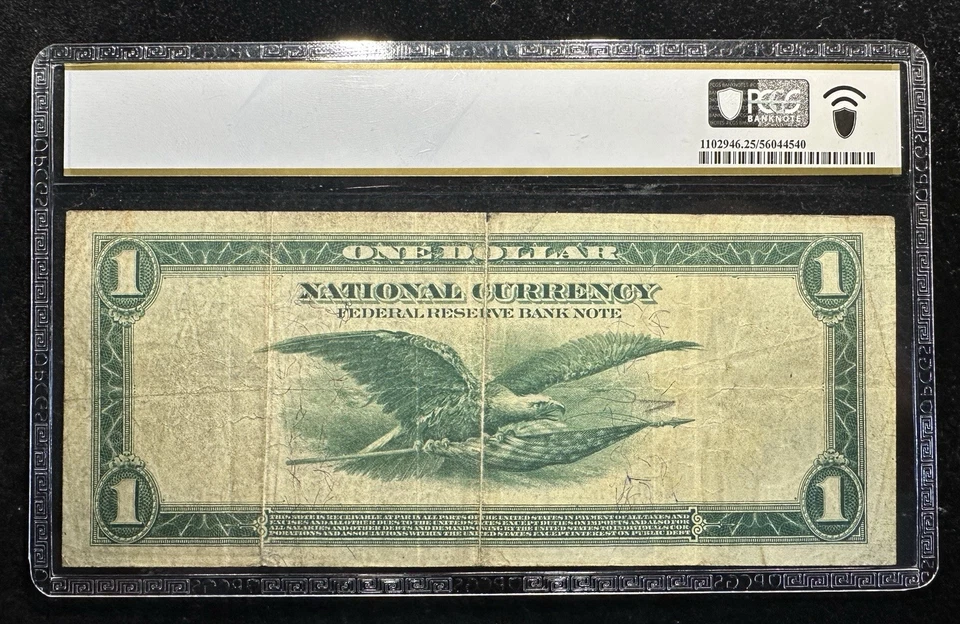 1918 Federal Reserve Note (Fr#717) - $1 PCGS VF25 - Philadelphia - No Comments - Image 2 of 4