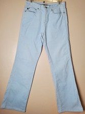 Polo Jeans Company Ralph Lauren Women's 8 Vintage Light Blue Corduroy Pants Y2K