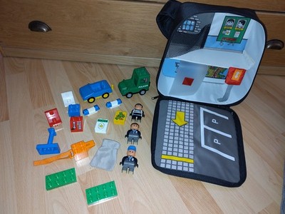 Lego Duplo- 3616 Explore Rucksack mit Polizei - gebraucht