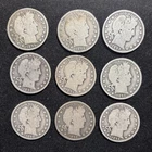 9 PC LOT 1892-P Barber Half Dollars 50c GOOD NICE