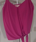 Ladies Pink Miraclesuit  Tankini With Side Tie XL — photo 1