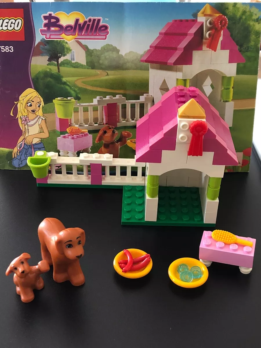 Lego Belville 7583 Complete Mum And Puppy Raises Hand Dog House | eBay