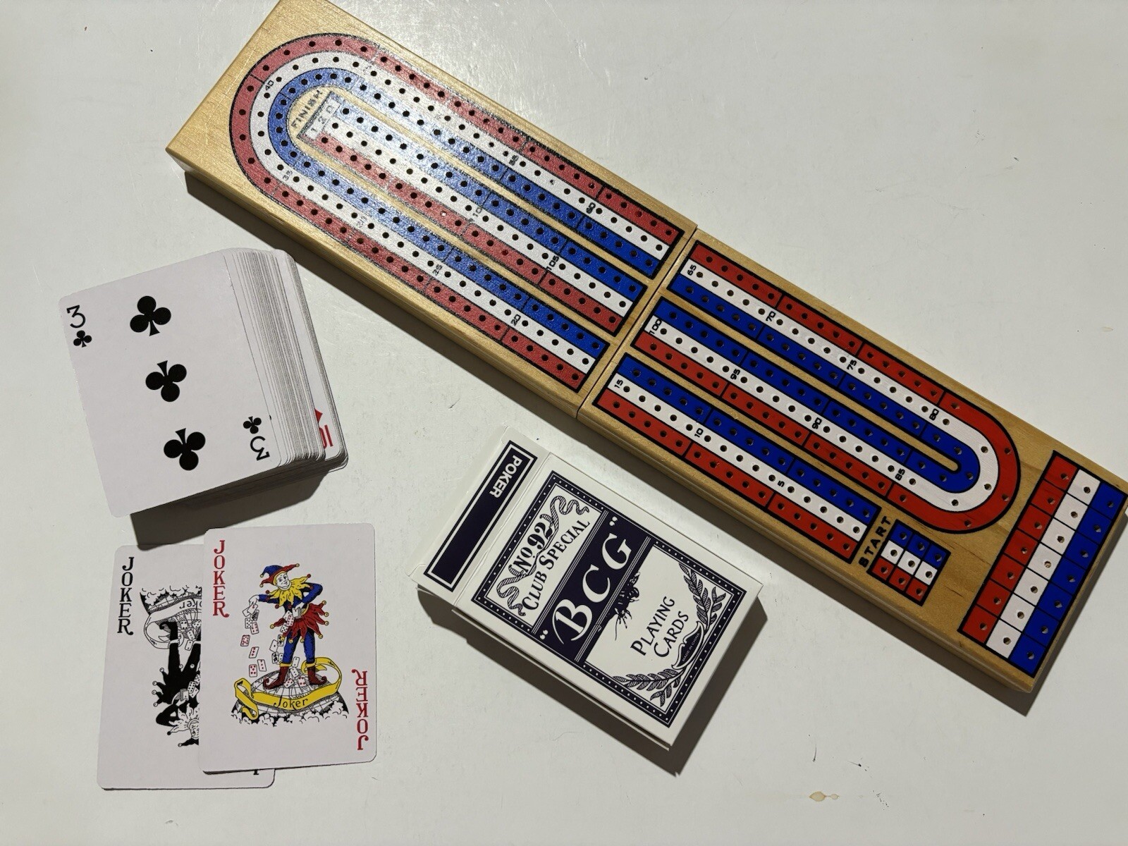 Dashing Travel Cribbage With Pins & Card Storage Complete Preowned-image