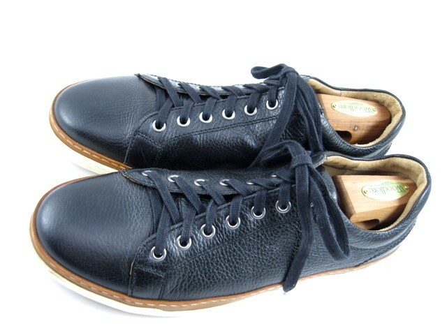 SAOLA Allen Edmonds "PORTER" Sneakers derby casual in pelle 9 5 E NERO (543N)