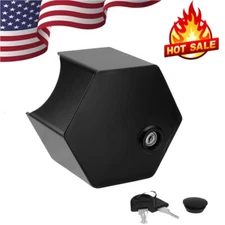 Heavy Duty Trailer Hitch Coupler Lock 2-5/16", 2", 1-7/8" For Tow Boat RV +2 Key