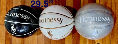 Moet HENNESSY Cognac BLACK/SILVER/WHITE official NBA basketball