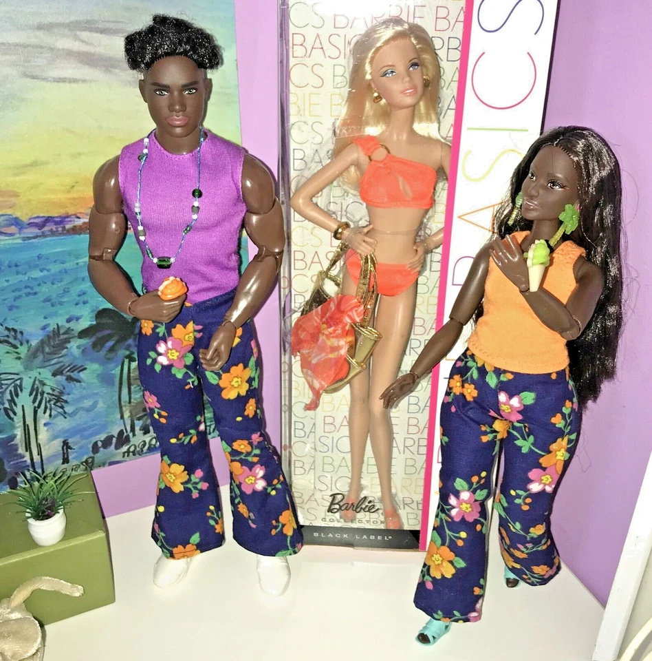 Barbie BASICS Black Label KEN LOOKS SUMMER ETE BOHO & ACCESSOIRES MATTEL - Photo 2/4