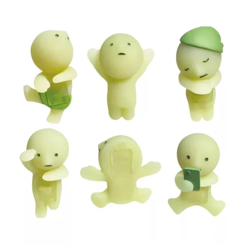 Cute Smiski Hippers Glow in the Dark Decorative Mini Figure Toy Blind Box 1pc - Picture 3 of 18