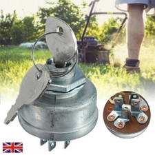 5 Spade Ignition Starter Switch & 2 Keys For MTD 725-0267A Ride On Tractor Mower