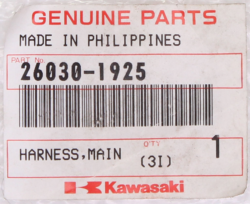 KAWASAKI 26030-1925 HARNESS,MAIN for sale online | eBay