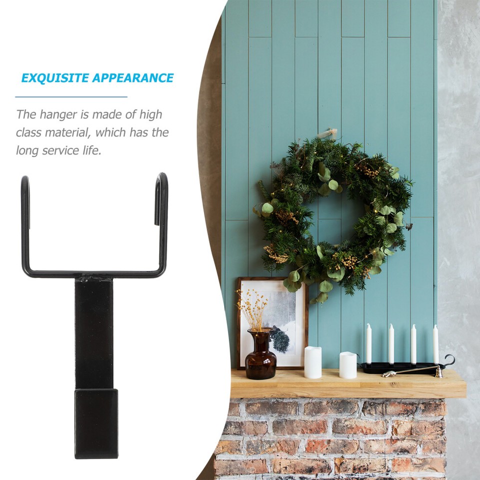 2 Pcs Hook up Front Door Wreaths over The Hooks Coat Hangers Garland eBay